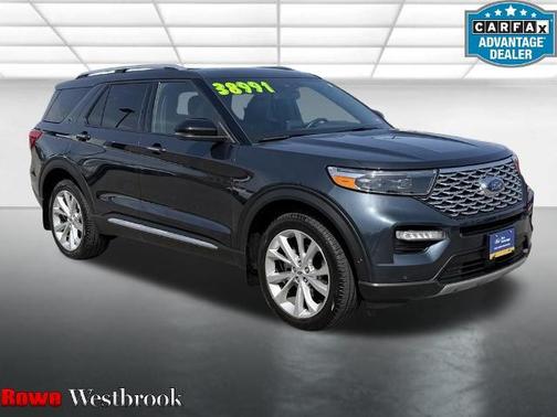STONE BLUE METALLIC 2022 Ford Explorer PLATINUM