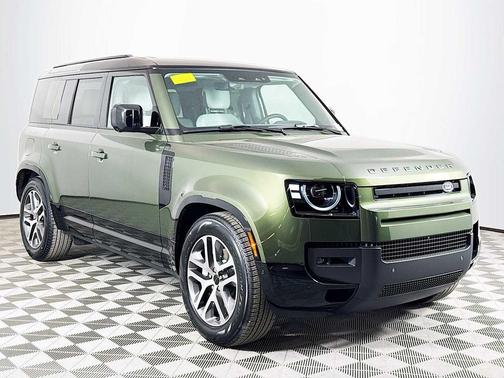 Woolstone Green 2026 Land Rover Defender P400 X-Dynamic SE