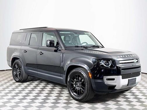 Santorini Black Metallic 2023 Land Rover Defender 130 SE
