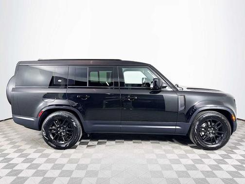 Santorini Black Metallic 2023 Land Rover Defender 130 SE