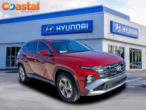 Red 2026 Hyundai TUCSON Hybrid Blue SE