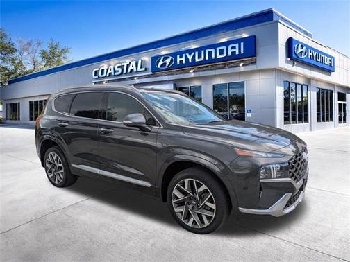 Portofino Gray 2023 Hyundai SANTA FE Calligraphy