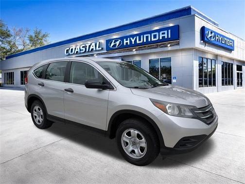 Silver 2013 Honda CR-V LX