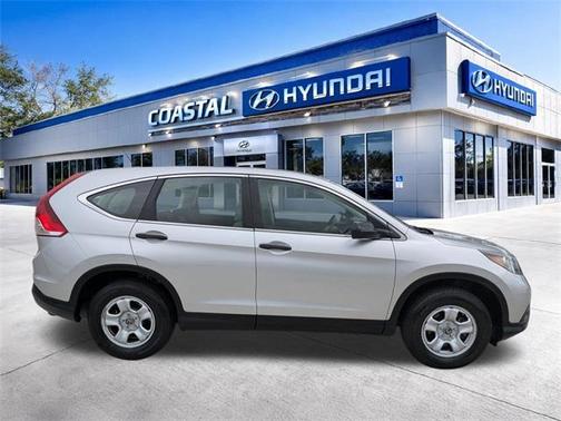 Silver 2013 Honda CR-V LX