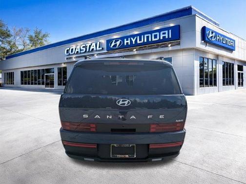 Atlantic Blue 2026 Hyundai SANTA FE HEV SEL
