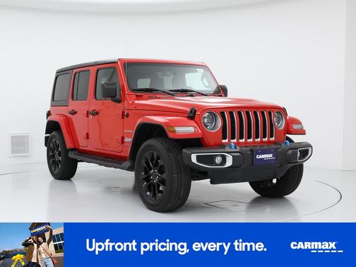 Red 2023 Jeep Wrangler 4xe Unlimited Sahara