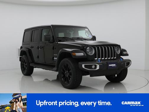 Black 2023 Jeep Wrangler 4xe Unlimited Sahara