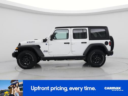 White 2023 Jeep Wrangler 4xe Willy's