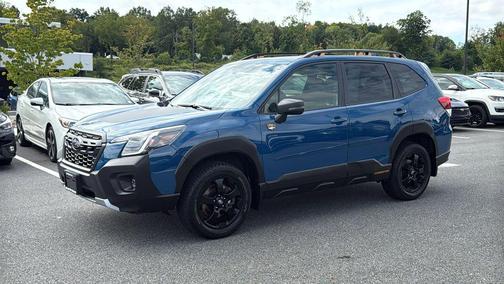 Geyser Blue 2022 Subaru Forester Wilderness