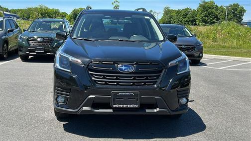 Crystal Black Silica 2023 Subaru Forester Premium