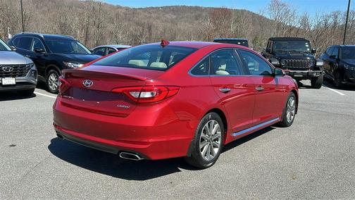 Scarlet Red 2017 Hyundai SONATA Limited