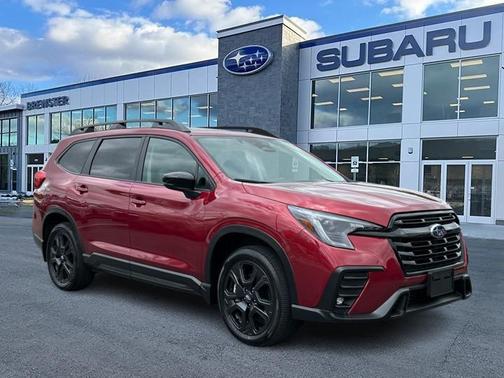 Crimson Red Pearl 2025 Subaru Ascent Onyx Edition 7-Passenger
