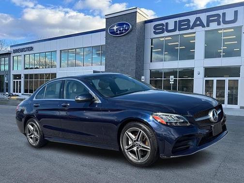 Blue 2021 Mercedes-Benz C-Class C 300 4MATIC