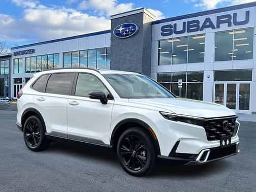 Platinum White Pearl 2026 Honda CR-V Hybrid Sport Touring AWD