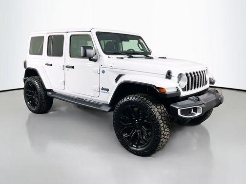 Bright White Clearcoat 2025 Jeep Wrangler 4xe Sahara