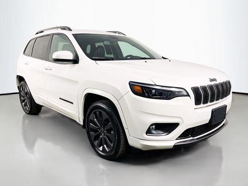 Pearl White Pearlcoat 2019 Jeep Cherokee Limited