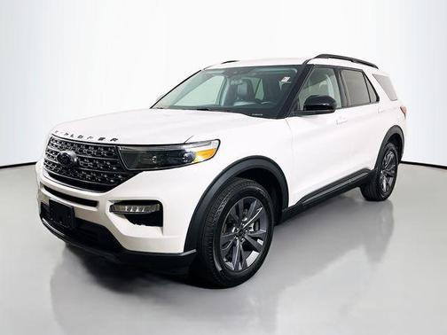White Metallic 2024 Ford Explorer XLT