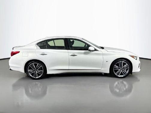 Moonlight White 2015 INFINITI Q50 Sport