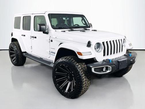 Bright White Clearcoat 2023 Jeep Wrangler 4xe Sahara