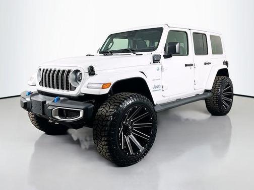 Bright White Clearcoat 2024 Jeep Wrangler 4xe Sahara