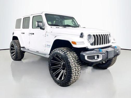 Bright White Clearcoat 2024 Jeep Wrangler 4xe Sahara