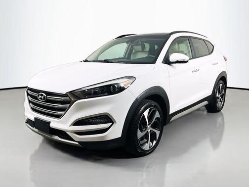 Dazzling White 2018 Hyundai TUCSON Limited