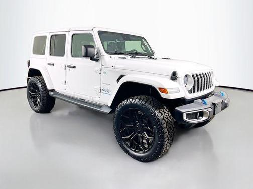 Bright White Clearcoat 2024 Jeep Wrangler 4xe Sahara