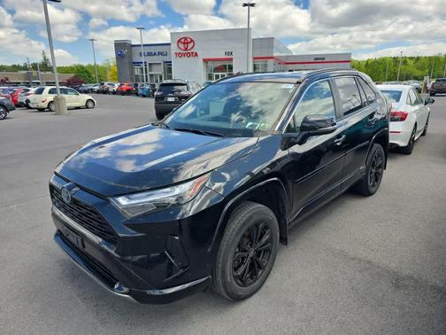 Midnight Black Metallic 2023 Toyota RAV4 Hybrid SE