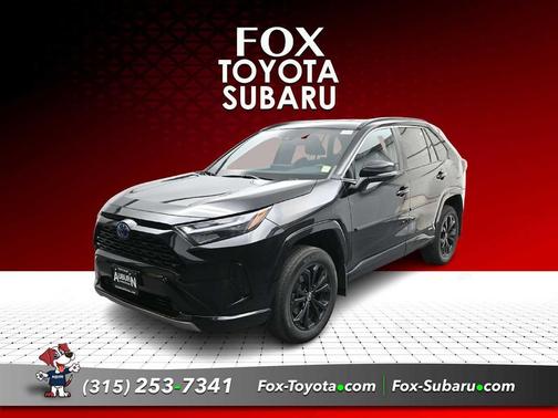 Midnight Black Metallic 2023 Toyota RAV4 Hybrid SE