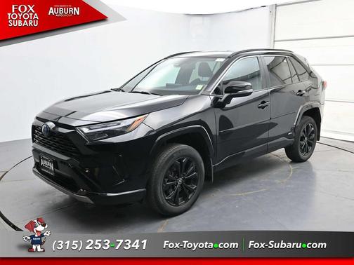 Midnight Black Metallic 2023 Toyota RAV4 Hybrid SE
