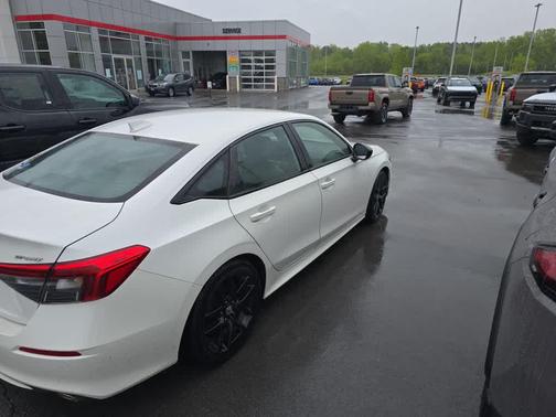 Platinum White Pearl 2022 Honda Civic Sport