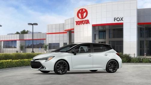 Wind Chill Pearl/Midnight Black Metallic 2026 Toyota Corolla XSE