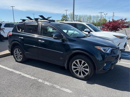 Galactic Aqua Mica 2017 Toyota RAV4 Limited