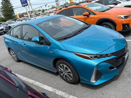 Blue Magnetism 2021 Toyota Prius Prime LE
