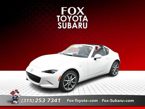 Snowflake White Pearl Mica 2022 Mazda MX-5 Miata RF Grand Touring