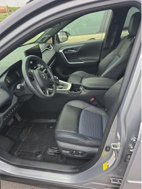 Silver Sky Metallic/Midnight Black Metallic 2024 Toyota RAV4 Hybrid SE