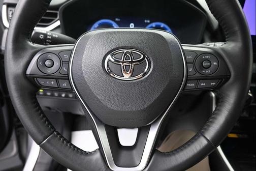 Silver Sky Metallic/Midnight Black Metallic 2024 Toyota RAV4 Hybrid SE