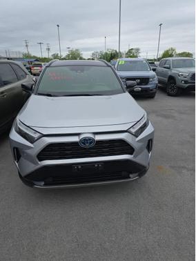 Silver Sky Metallic/Midnight Black Metallic 2024 Toyota RAV4 Hybrid SE