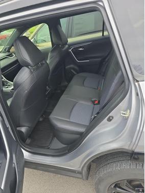 Silver Sky Metallic/Midnight Black Metallic 2024 Toyota RAV4 Hybrid SE