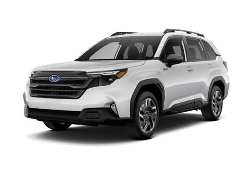 Crystal White Pearl 2026 Subaru Forester Hybrid Premium