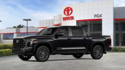 Midnight Black Metallic 2026 Toyota Tundra Platinum