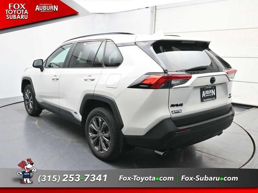 Blizzard Pearl 2022 Toyota RAV4 Hybrid XLE Premium