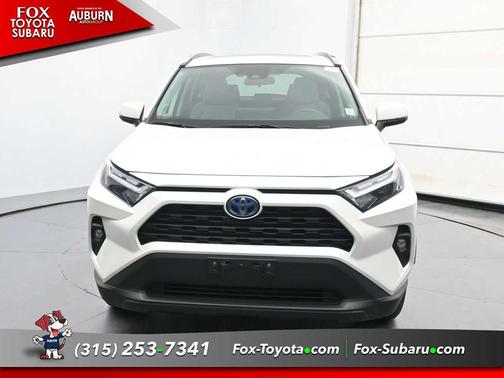 Blizzard Pearl 2022 Toyota RAV4 Hybrid XLE Premium