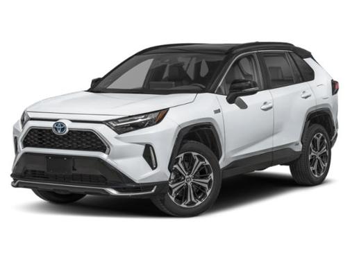 Silver Sky Metallic/Midnight Black Metallic 2023 Toyota RAV4 Prime XSE