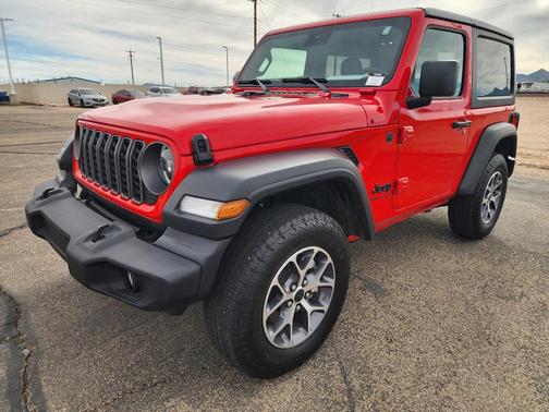 Firecracker Red Clearcoat 2025 Jeep Wrangler Sport