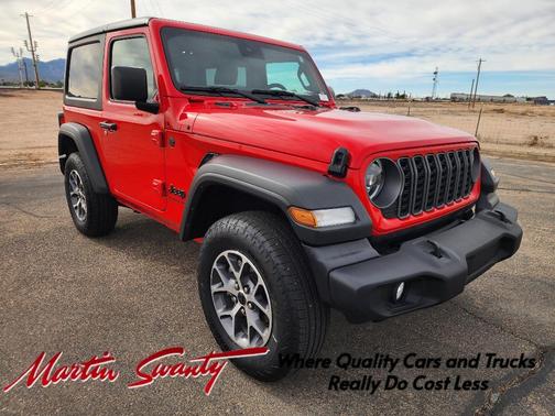 Firecracker Red Clearcoat 2025 Jeep Wrangler Sport