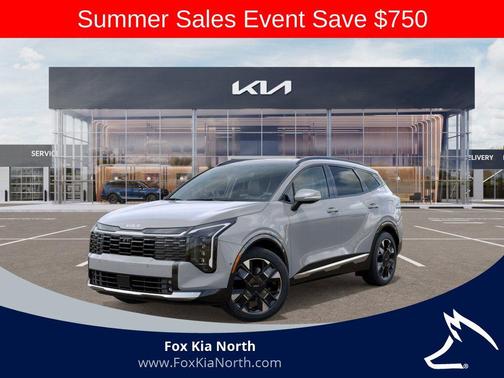 Wolf Gray 2026 Kia Sportage Hybrid SX-Prestige