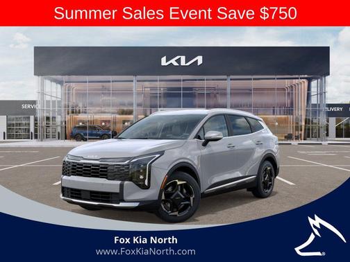 Wolf Gray 2026 Kia Sportage Hybrid EX