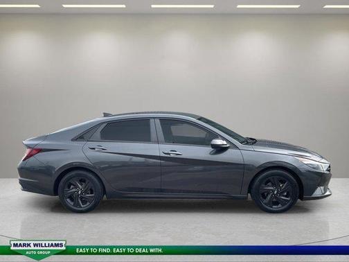Portofino Gray 2021 Hyundai ELANTRA SEL