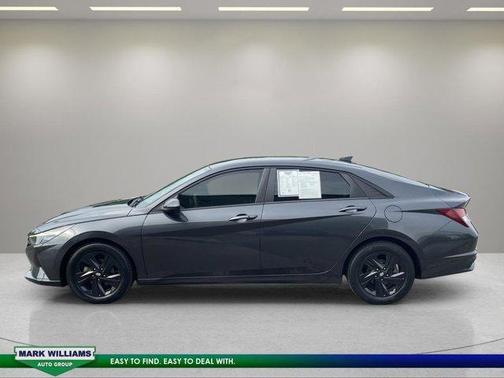 Portofino Gray 2021 Hyundai ELANTRA SEL